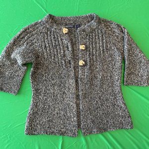 Wind River Ladies Cardigan, Shades of Grays, Sz M,